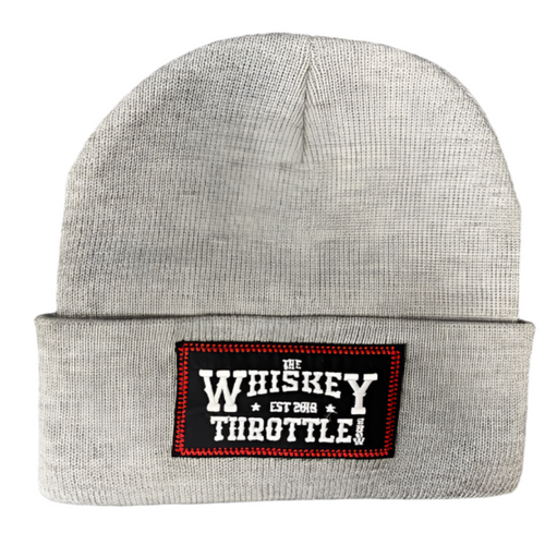 The Whiskey Throttle Show Patch Beanie