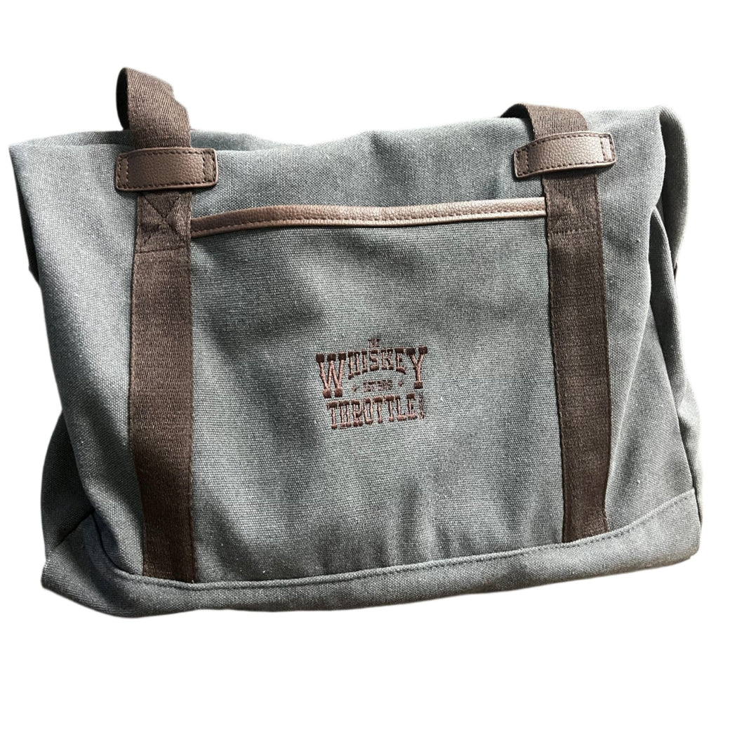 The Whiskey Throttle Cotton Canvas Duffel